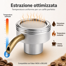 🔥 PORTACIALDA IN ALLUMINIO COMPLETO COMPATIBILE CON MACCHINE DA CAFFÈ FABER INOX E DELUXE